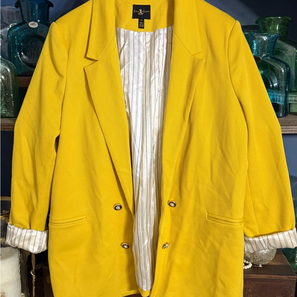 Jules & Leopold Vibrant Yellow Blazer